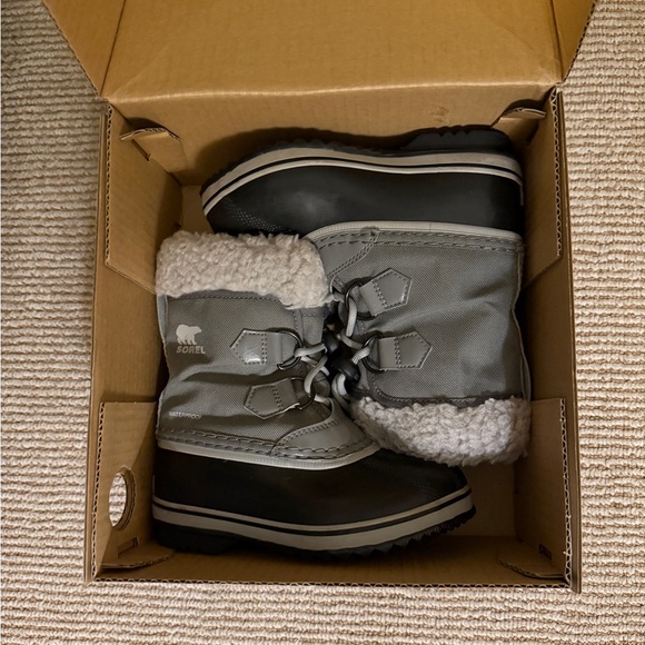 SOREL Yoot Pac Waterproof Insulated Snow Boot in Quarry, Dove Size 11M Toddler - Picture 7 of 7